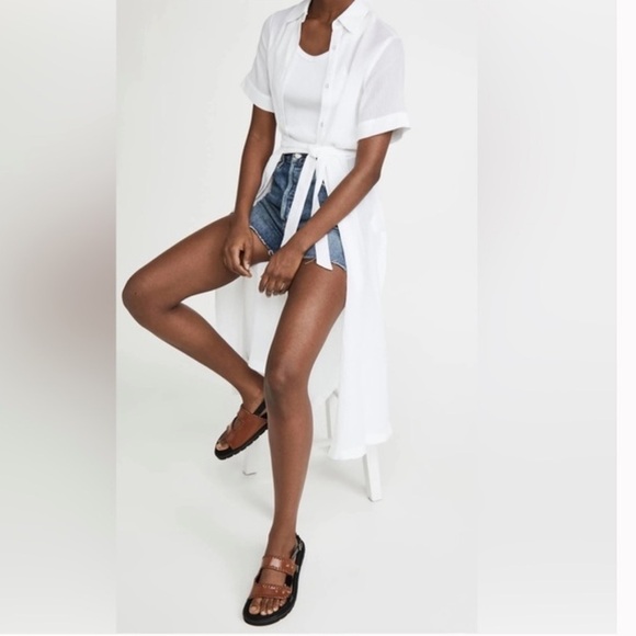 DL1961 Dresses & Skirts - DL1961 Fire Island white shirt dress. Size S